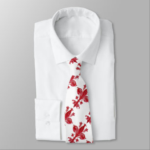CRAVATE ANTIQUE FLEUR DE LISE FLORENTINE