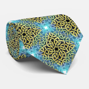 Cravate Aqua Background de Victorian Golden