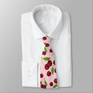 Cravate Aquarelle Cherry