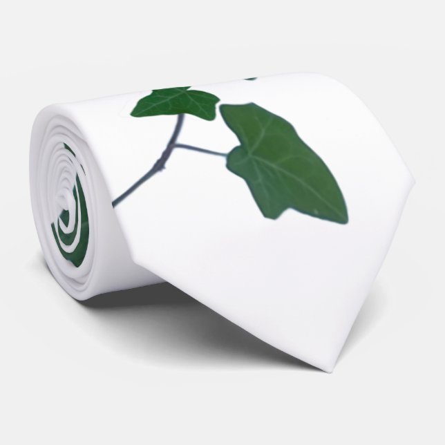 Cravate Aquarelle classique Vert Anglais Ivy (Roulé)