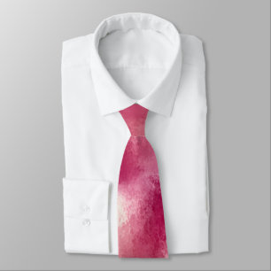 Cravate Aquarelle couleur or rose
