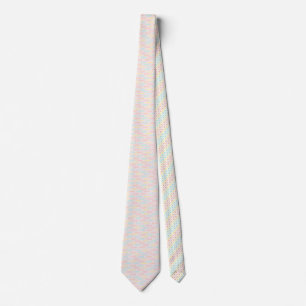 Cravate Aquarelle de sel Taffy Candy Pastel Motif