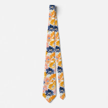 Aquarelle Motif Floral Rétro