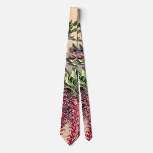 Cravate Aquarelles florales de Grevillea, Cadeau pour amis