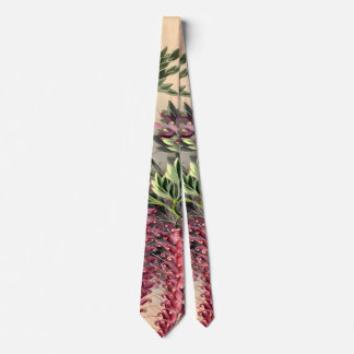 Cravate Aquarelles florales de Grevillea, Cadeau pour amis