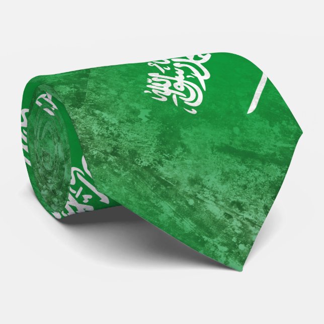 Cravate Arabie saoudite (Roulé)