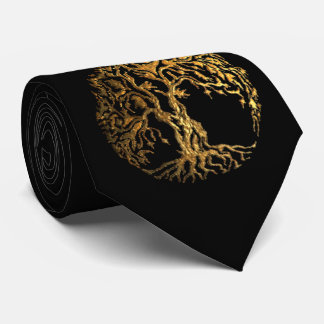 Cravate Arbre de vie Mehndi (Or)
