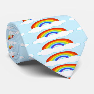 Cravate arc-en-ciel