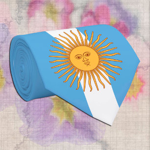 Cravate Argentine, Sol de Mayo & Argentine Drapeau / affai
