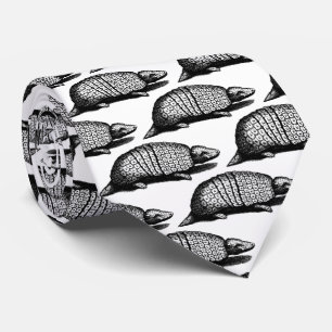 Cravate Armadillo Vintage Portrait animal sauvage