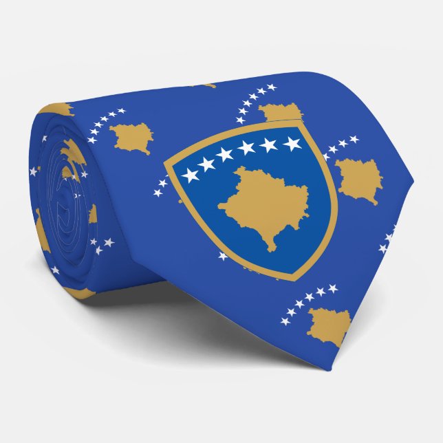Cravate Armoiries du Kosovo, Kosovo (Roulé)