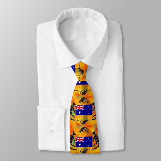 CRAVATE ART AUSTRALIEN (Attaché)