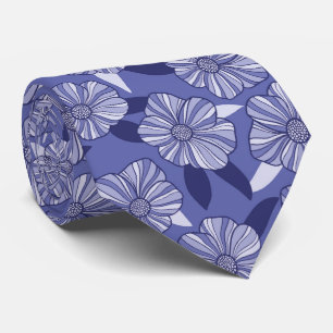 Cravate Art de ligne floral