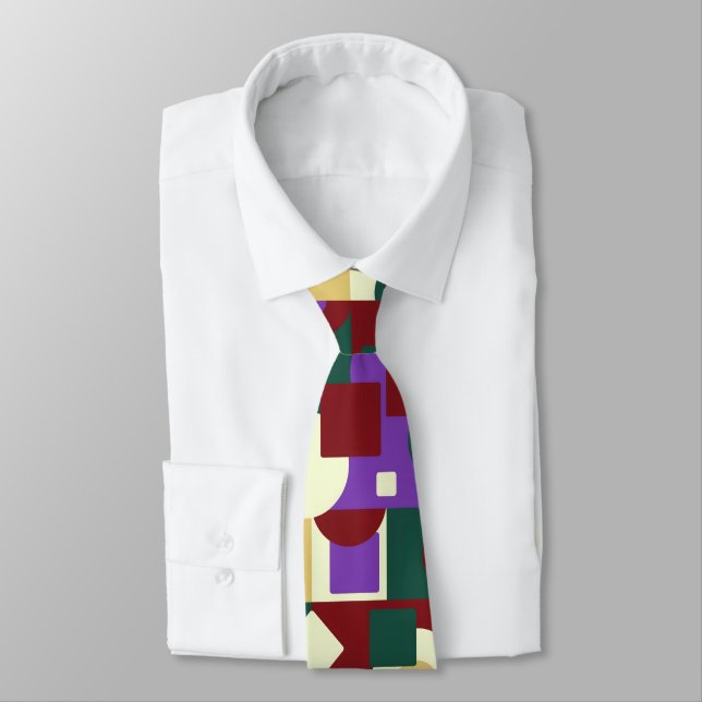 Cravate Art moderne Cubisme Professionnel Affaires Forme (Attaché)