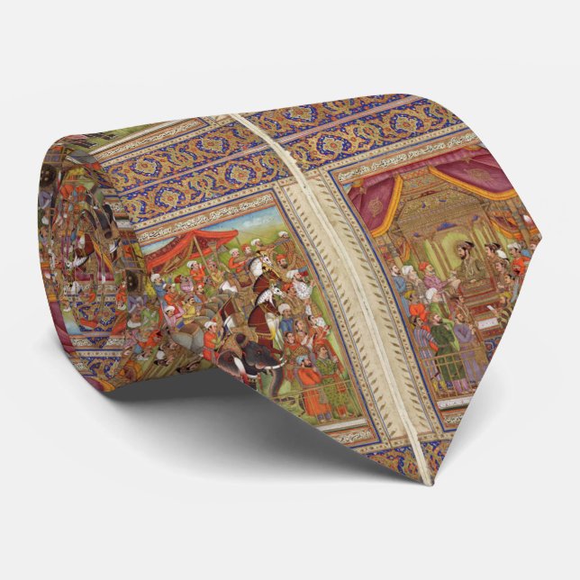 Cravate Art musulman islamique de Boho de l'Islam de (Roulé)