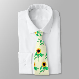 Cravate Art Sunflowers - Choisissez /ajoutez vos couleurs