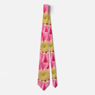 Cravate ARTISANAL FRACTIONNEL EN PÉTAL JAUNE ROSE