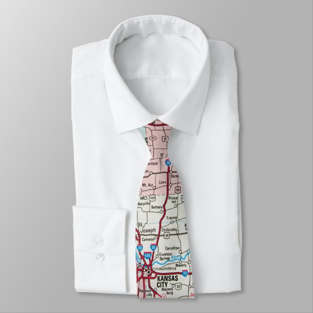 Cravate Atlas routier (Attaché)