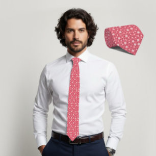 Cravate Attache hexagone et triangle charbon Coral Blush