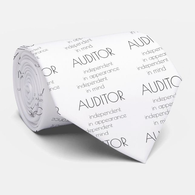 Cravate "Auditeur : Indépendant dans l'esprit et l'apparen (Roulé)