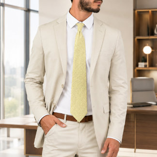 Cravate Aurelius Regent | Motif Luxueux Ivoire & Or