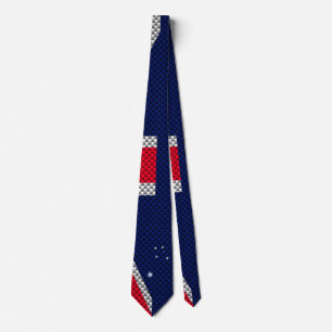 Cravate Australie Drapeau Design en fibre de carbone Style