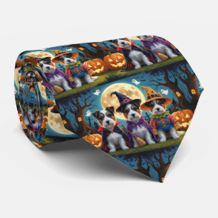 Cravate Australie Terrier Chiens Citrouille Halloween Funn