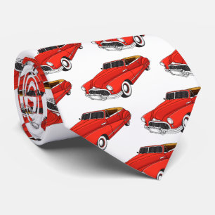 Cravate Automobile classique rouge 1948