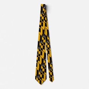 Cravate avec Drapeau de Baltimore City, Maryland, 