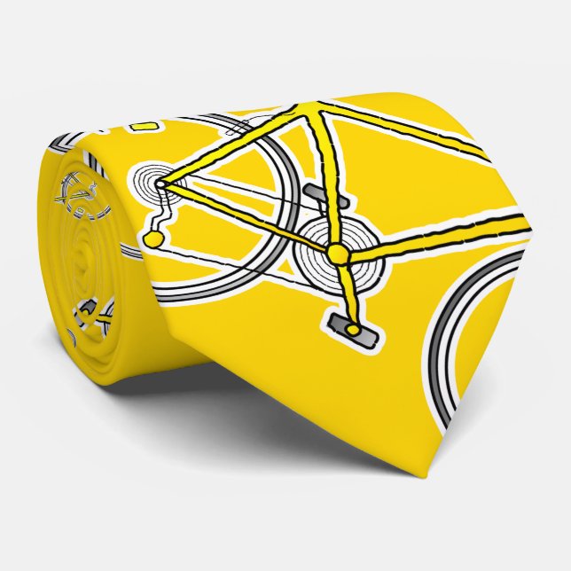 Cravate avec Golden Yellow Sports Vélo de course v (Roulé)