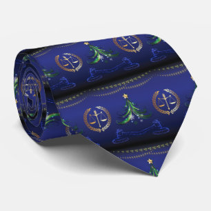 Cravate Avocat Arbre de Noël Élégant