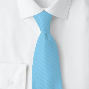 Cravate Baby Blue Pinstripe
