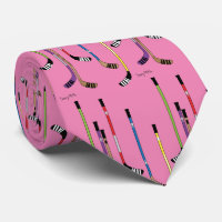 Baguette de hockey rose