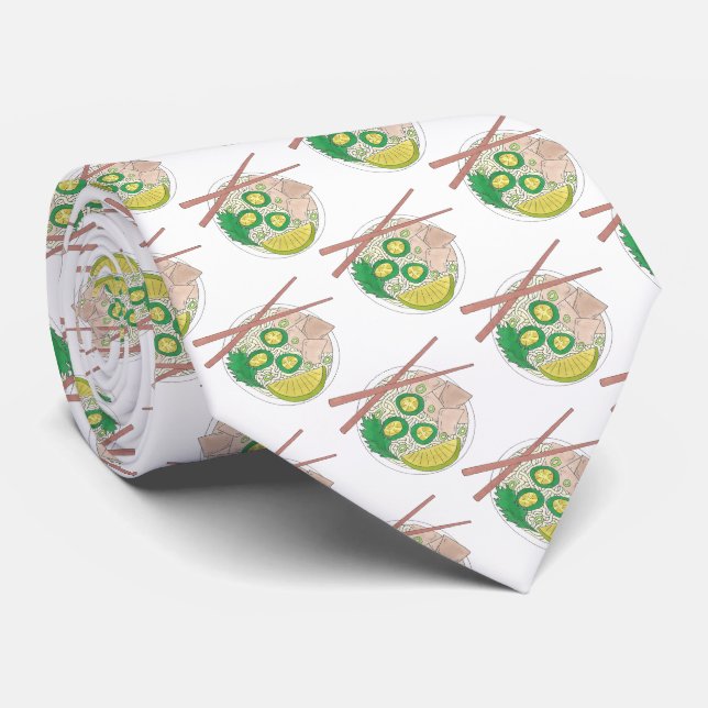 Cravate Baguettes de soupe à la nouille de poulet pour ali (Roulé)