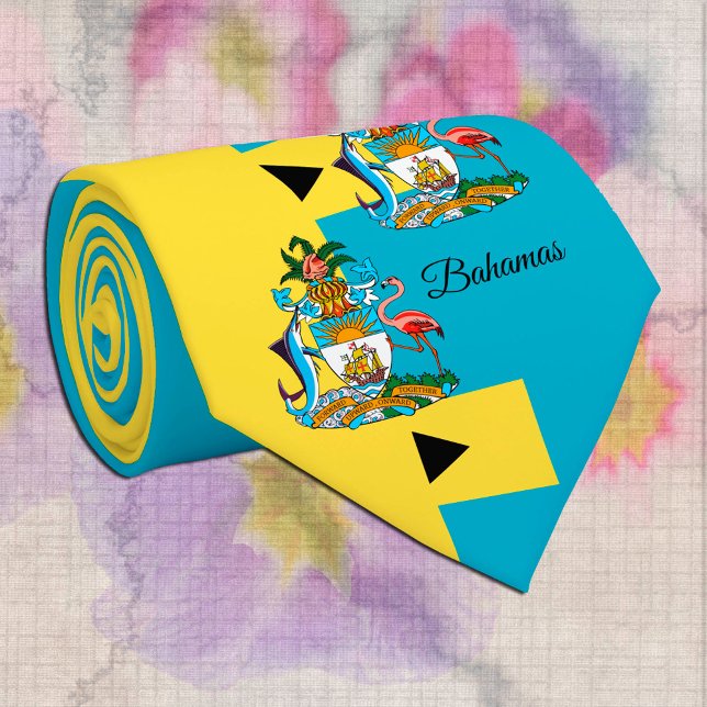 Cravate Bahamas Drapeau et Bahamas affaires, voyage / spor (Créateur téléchargé)