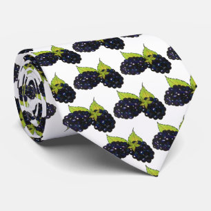 Cravate Baies-mûres d'été Blackberry Berry Berries