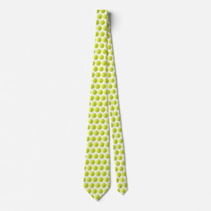 Cravate balle de tennis jaune