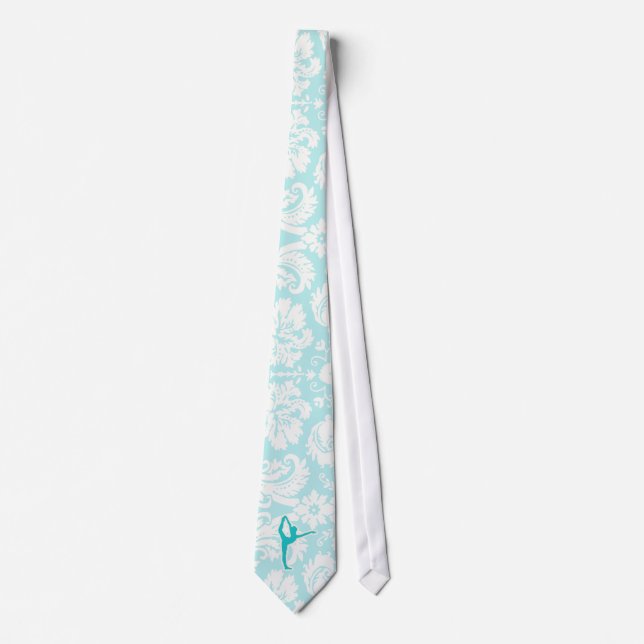 Cravate Ballet turquoise (Devant)