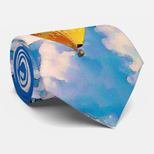 Cravate Balloon à air chaud pour vol Abstrait psychédél