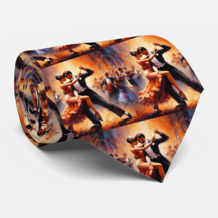Cravate Ballroom Dancing Couples Danse Musique Band