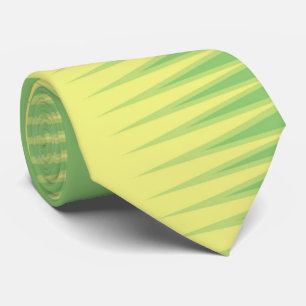 Cravate Banana Yellow Lime Green Stripes