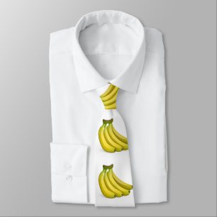 Cravate bananes fraîches drôles