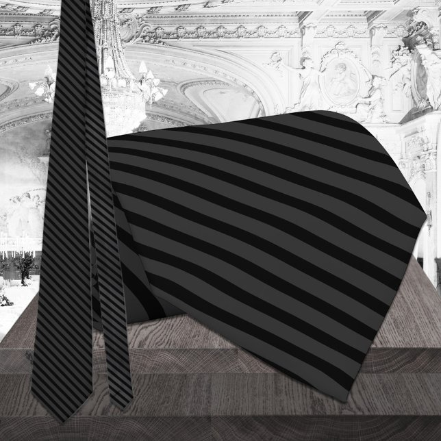 Cravate Bande de Tuxedo Formelle Noire (Créateur téléchargé)