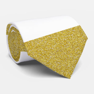 Cravate Bandes d'or, Blancs, Motif rayé