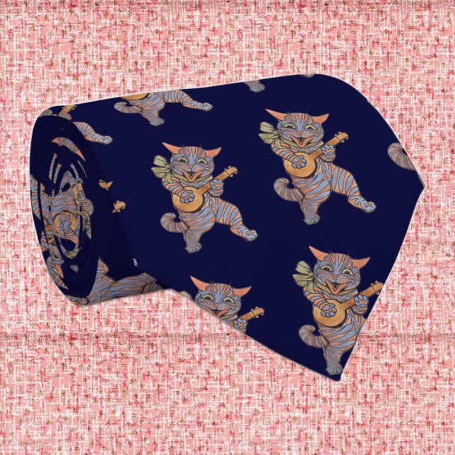 Cravate Banjo Jouer au chat (Créateur téléchargé)