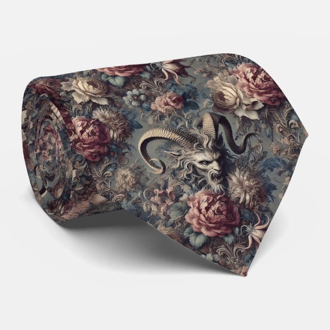 Cravate Baroque la bête - gothique victorien (Roulé)