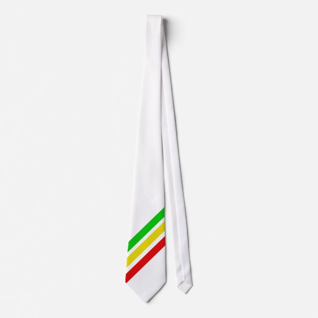 Cravate Barres de Rasta (Devant)