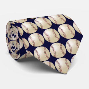 Cravate Baseball, Arrière - plan bleu foncé