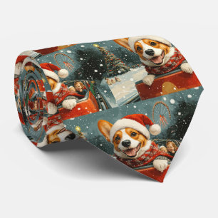 Cravate Basenji Dog Roller Dessous de verre Noël