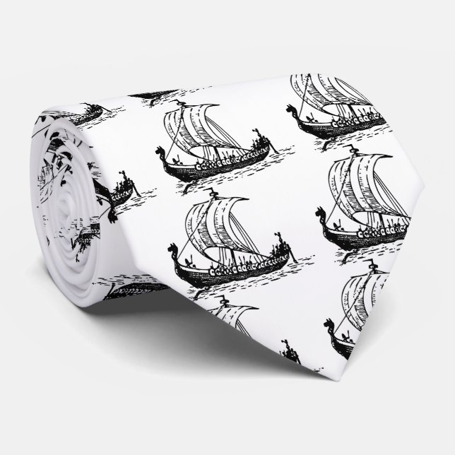 Cravate Bateau de Viking (Roulé)